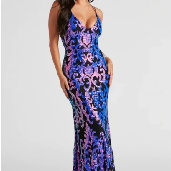 Lila Formal open - Back Sequin Mermaid Dress Lila Formal open - Back Sequin Mermaid Dress